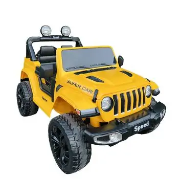 Super Car Speed Yellow - ელექტრო მანქანა კაუჩუკის საბურავებით, 7 image