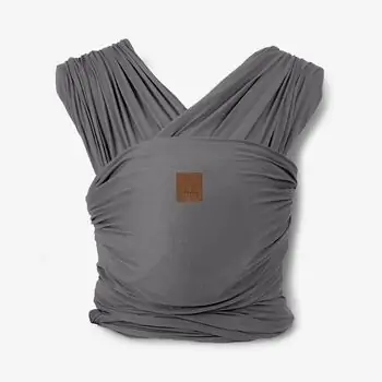 KikkaBoo Sling Isla Dark Grey - ახალშობილის სლინგი