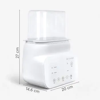 KikkaBoo Double bottle warmer 4in1 Handy Mint ბოთლის გასათბობი/სტერილიზატორი, 15 image