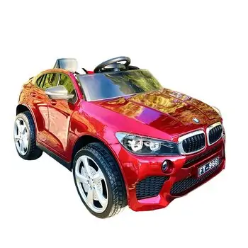 BMW X6 Electric Car Painted Red - ელექტრო მანქანა კაუჩუკის საბურავებით, 6 image