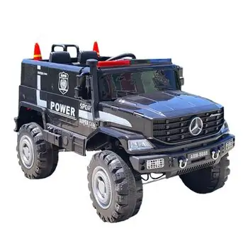 Mercedes Police Jeep Black - ელექტრო მანქანა, 4 image