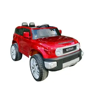 Toyota Off Road Electric Car Painted Red - ელექტრო მანქანა კაუჩუკის საბურავებით, 6 image