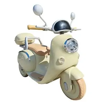 Retro Style Motorcycle Green - ელექტრო მოტოციკლი, 6 image