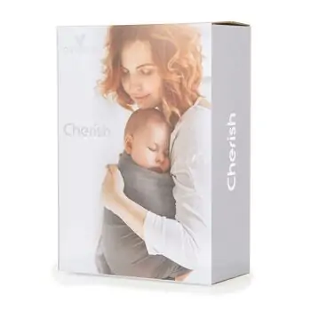 Cangaroo Sling Cherish Dark Green ახალშობილის სლინგი, 3 image
