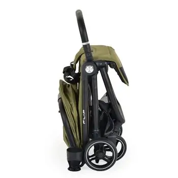 Cangaroo Baby Stroller Flip Dark Forest Green საბავშვო სასეირნო ეტლი, 7 image
