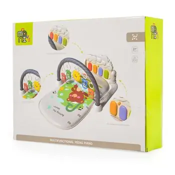 Moni Toys Play Mat 368 Bear Grey - განსავითარებელი ხალიჩა, 5 image
