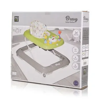 Moni Baby Walker Bravy Green - ჭოჭინა, 6 image