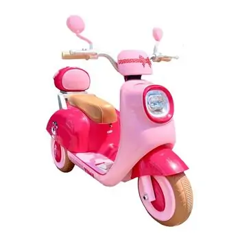 Retro Style Cute Motorcycle Pink - ელექტრო მოტოციკლი, 4 image