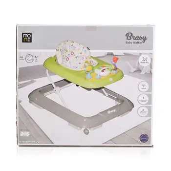 Moni Baby Walker Bravy Green - ჭოჭინა, 7 image
