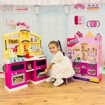 Kitchen Set With Accessories - ფუნქციური სათამაშო სამზარეულო, 2 image