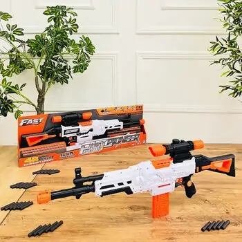 Fast Pioneer Electric Soft Bullets Gun Set 4 In 1 - სათამაშო თოფი, 2 image