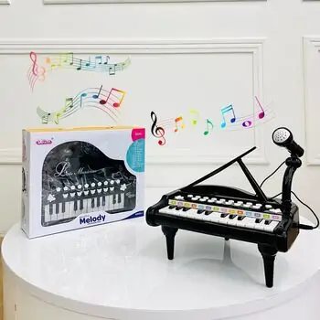 Melody Little Musician Piano Set Black - სათამაშო პიანინო