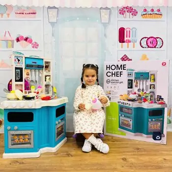 Kitchen Set With Accessories - ფუნქციური სათამაშო სამზარეულო