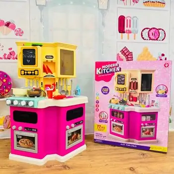 Kitchen Set With Accessories - ფუნქციური სათამაშო სამზარეულო, 2 image
