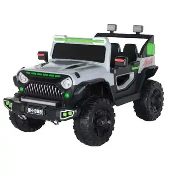 Off Road Car Grey - ელექტრო მანქანა კაუჩუკის საბურავებით, 2 image