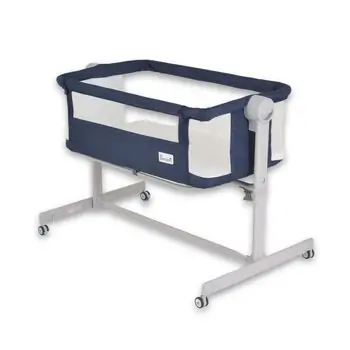 Moni Baby Crib Pengy Blue ახალშობილის საწოლი