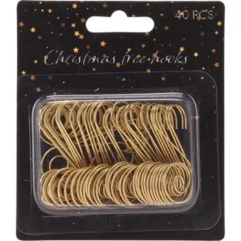 Christmas Tree Hooks For Decorations - საახალწლო დეკორაციების საკიდები ნაძვის ხეზე