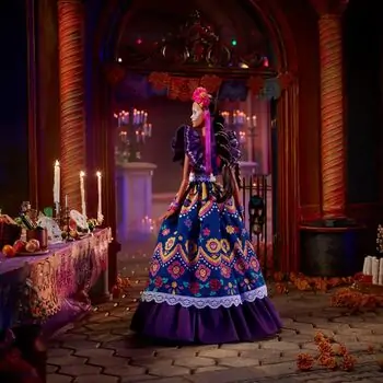 Barbie HBY09 2022 Día De Muertos Doll - სათამაშო ბარბის თოჯინა, 11 image