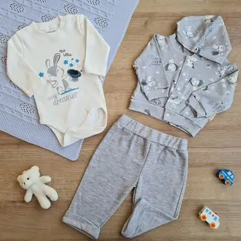 Cute Rabbit Clothes Set - საბავშვო ტანსაცმლის ნაკრები