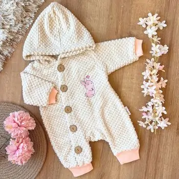 Cute Rabbit Fluffy Romper - საბავშვო რომპერი