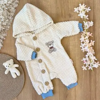 Cute Bear Fluffy Romper - საბავშვო რომპერი