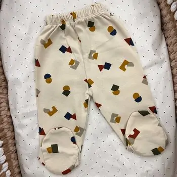 Baby Pants Geometric Figures - ახალშობილის შარვალი