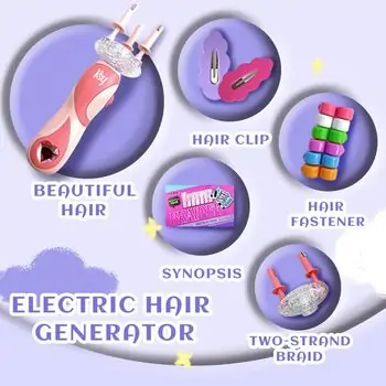 Hair Braider Set - თმის გასაკეთებელი ნაკრები, 7 image