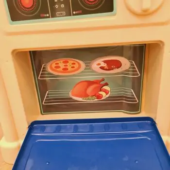 Awesome Kitchen Set For Kids Blue 1A110 ფუნქციური საბავშვო სამზარეულო, 16 image