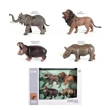 Wildlife Animals Set - სათამაშო ცხოველების ნაკრები, 2 image