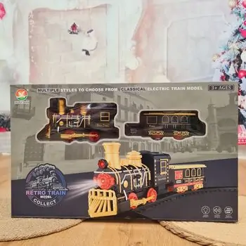 Classical Train Set With Light And Sound - მატარებლის ნაკრები განათებით და ხმით, 2 image