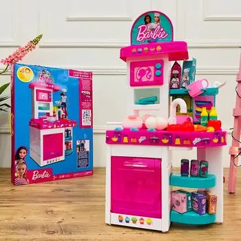 Barbie Kitchen with Light and Sound - ბარბის ფუნქციური სათამაშო სამზარეულო, 2 image