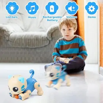 Intelligent Robot Kitten - სათამაშო რობოტი კნუტი, 3 image