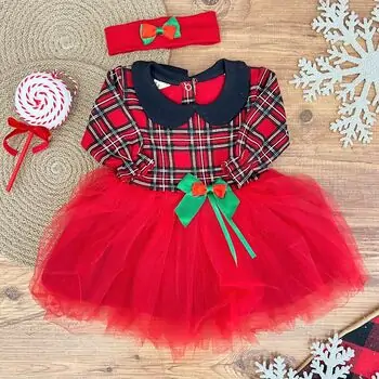 Little Princess Christmas dress - საბავშვო კაბის კომპლექტი