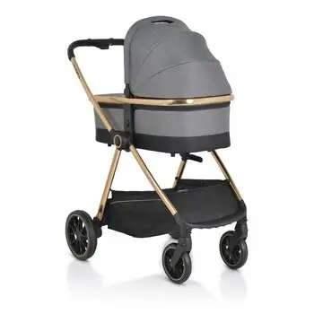 Cangaroo Baby Stroller 4 in 1 Hydra Grey - საბავშვო ეტლი, 21 image