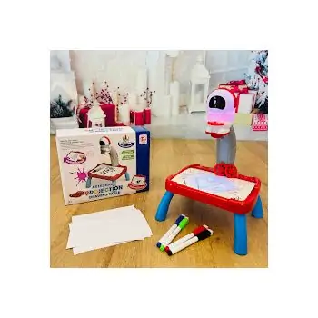 Cosmonaut Projection Painting Board Table სახატავი დაფა-მაგიდა პროექტორით