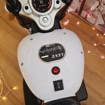 Electric Moto White - ელექტრო მოტოციკლი, 4 image