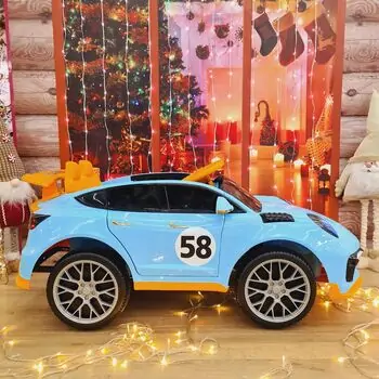 Electric Car Blue - ელექტრო მანქანა, 5 image