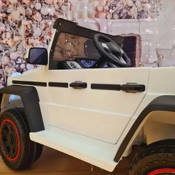 Mercedes Benz White - ელექტრო მანქანა, 8 image