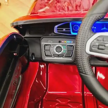 BMW X8 Painting Red - ელექტრო მანქანა კაუჩუკის საბურავებით, 7 image