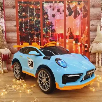 Electric Car Blue - ელექტრო მანქანა, 2 image