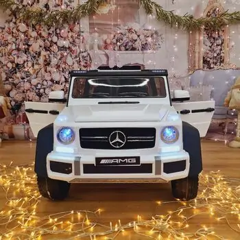 Mercedes Benz White - ელექტრო მანქანა, 2 image