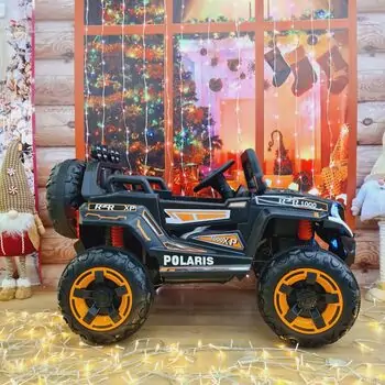 Off-Road Car Black - ელექტრო მანქანა, 4 image