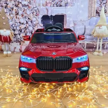 BMW X8 Painting Red - ელექტრო მანქანა კაუჩუკის საბურავებით, 4 image