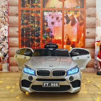 BMW Electric Car Painting Grey - ელექტრო მანქანა კაუჩუკის საბურავებით, 4 image