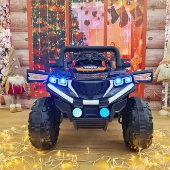 Off-Road Car Black - ელექტრო მანქანა, 2 image