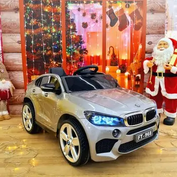 BMW Electric Car Painting Grey - ელექტრო მანქანა კაუჩუკის საბურავებით, 2 image
