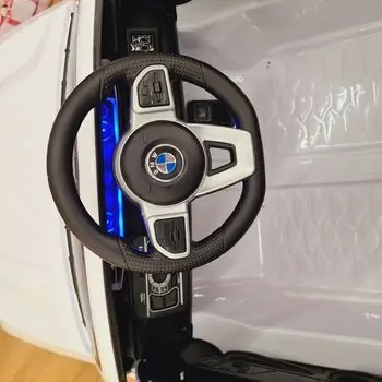 BMW X8 White - ელექტრო მანქანა კაუჩუკის საბურავებით, 5 image