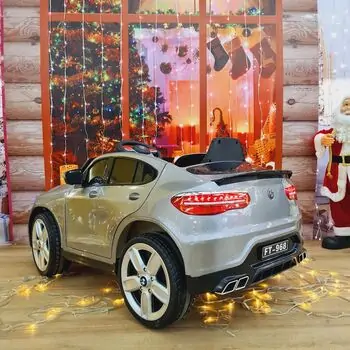 BMW Electric Car Painting Grey - ელექტრო მანქანა კაუჩუკის საბურავებით, 7 image