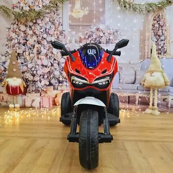 Electric Motorcycle Red - ელექტრო მოტოციკლი, 2 image