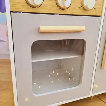 Toy Wooden Kitchen For Baby Chef - ხის სათამაშო სამზარეულო, 7 image